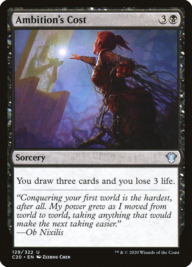 Ambition's Cost [Commander 2020] | Odin's Place