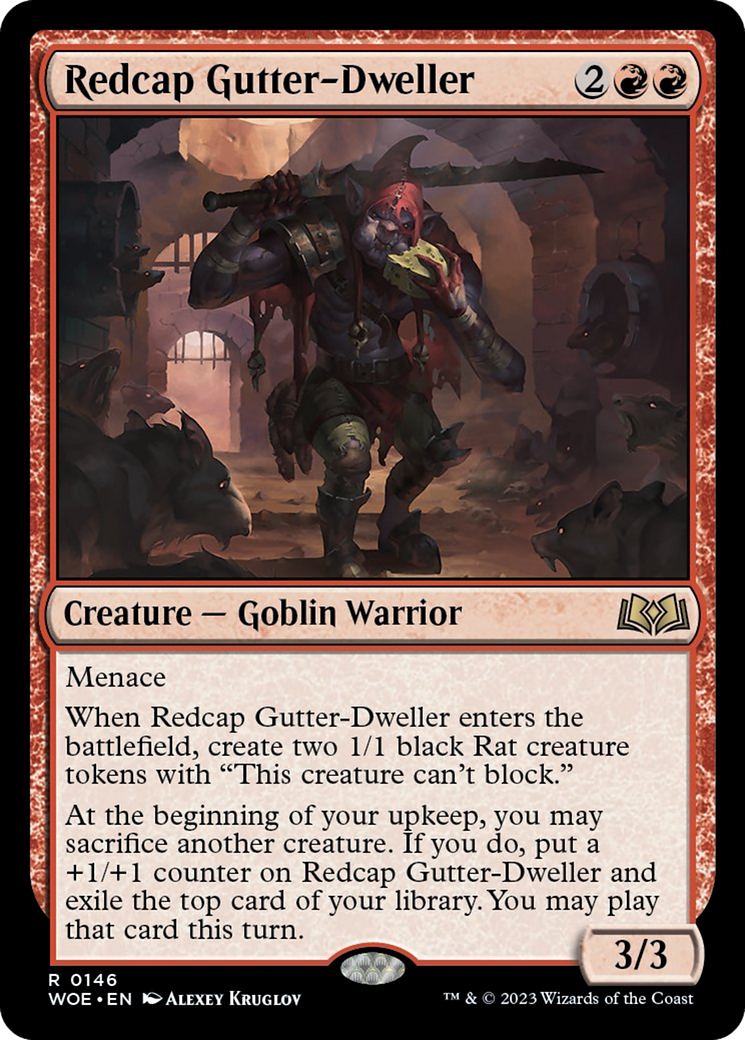 Redcap Gutter-Dweller [Wilds of Eldraine] | Odin's Place