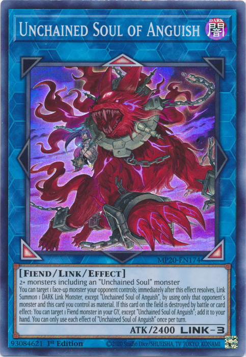 Unchained Soul of Anguish [MP20-EN174] Super Rare | Odin's Place