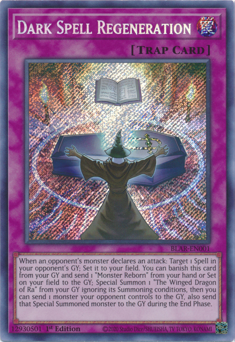 Dark Spell Regeneration [BLAR-EN001] Secret Rare | Odin's Place