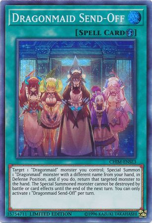 Dragonmaid Send-Off [CHIM-ENSE3] Super Rare | Odin's Place