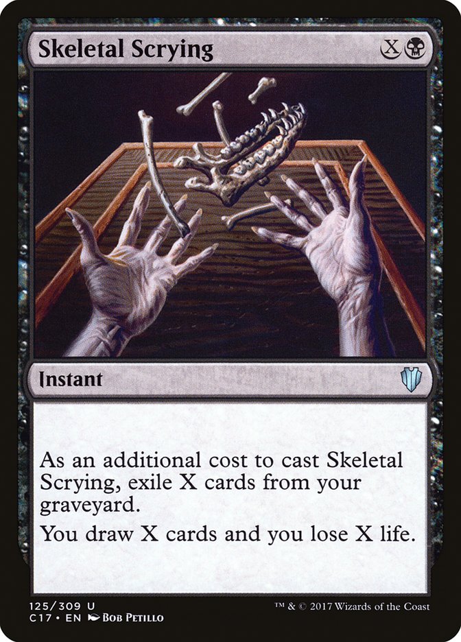 Skeletal Scrying (125) [Commander 2017] | Odin's Place