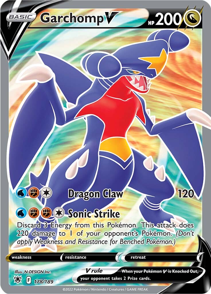 Garchomp V (178/189) [Sword & Shield: Astral Radiance] | Odin's Place