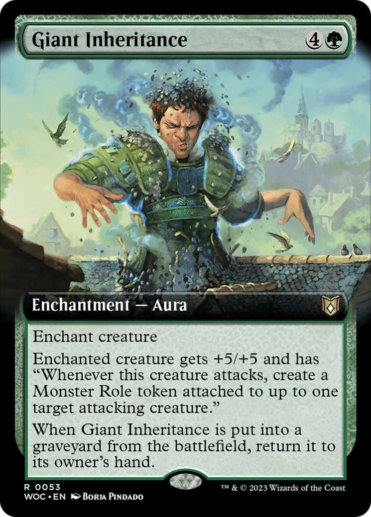 Giant Inheritance (Extended Art) [Wilds of Eldraine Commander] | Odin's Place