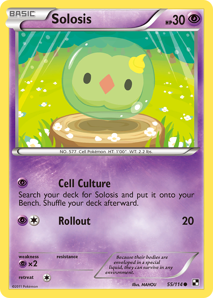 Solosis (55/114) [Black & White: Base Set] | Odin's Place