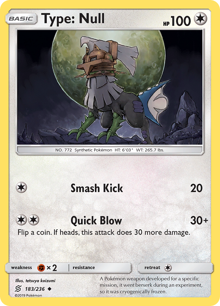 Type: Null (183/236) [Sun & Moon: Unified Minds] | Odin's Place