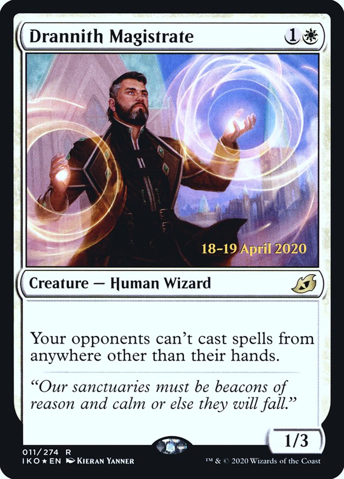 Drannith Magistrate [Ikoria: Lair of Behemoths Prerelease Promos] | Odin's Place