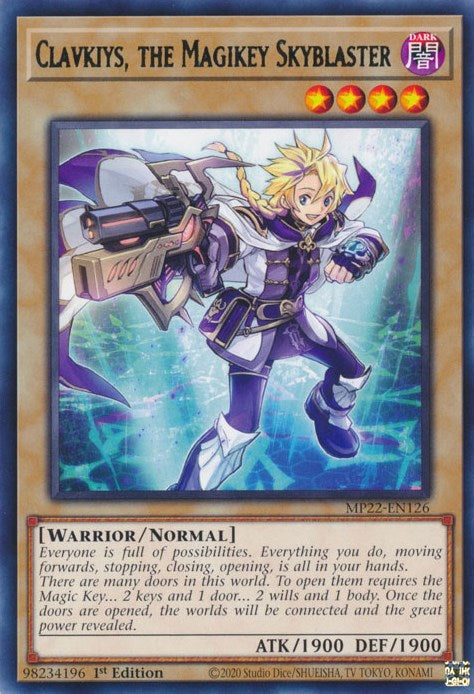Clavkiys, the Magikey Skyblaster [MP22-EN126] Rare | Odin's Place