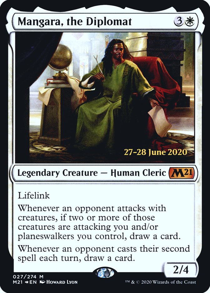 Mangara, the Diplomat [Core Set 2021 Prerelease Promos] | Odin's Place