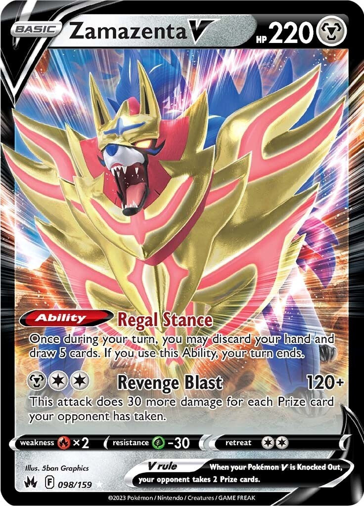 Zamazenta V (098/159) [Sword & Shield: Crown Zenith] | Odin's Place