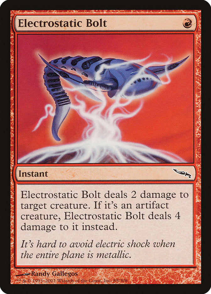 Electrostatic Bolt (89) [Mirrodin] | Odin's Place