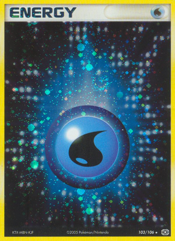 Water Energy (103/106) [EX: Emerald] | Odin's Place