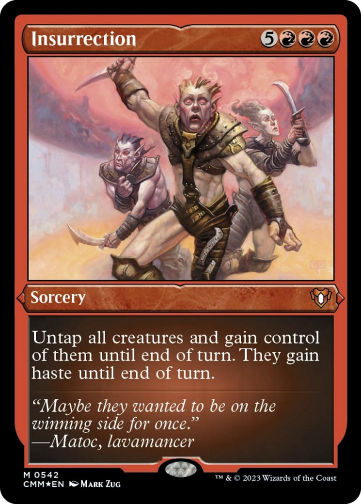 Insurrection (Foil Etched) [Commander Masters] | Odin's Place
