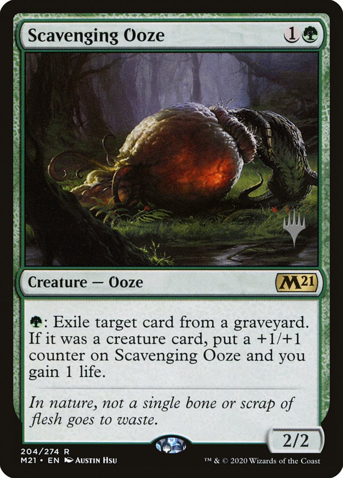 Scavenging Ooze (Promo Pack) [Core Set 2021 Promos] | Odin's Place