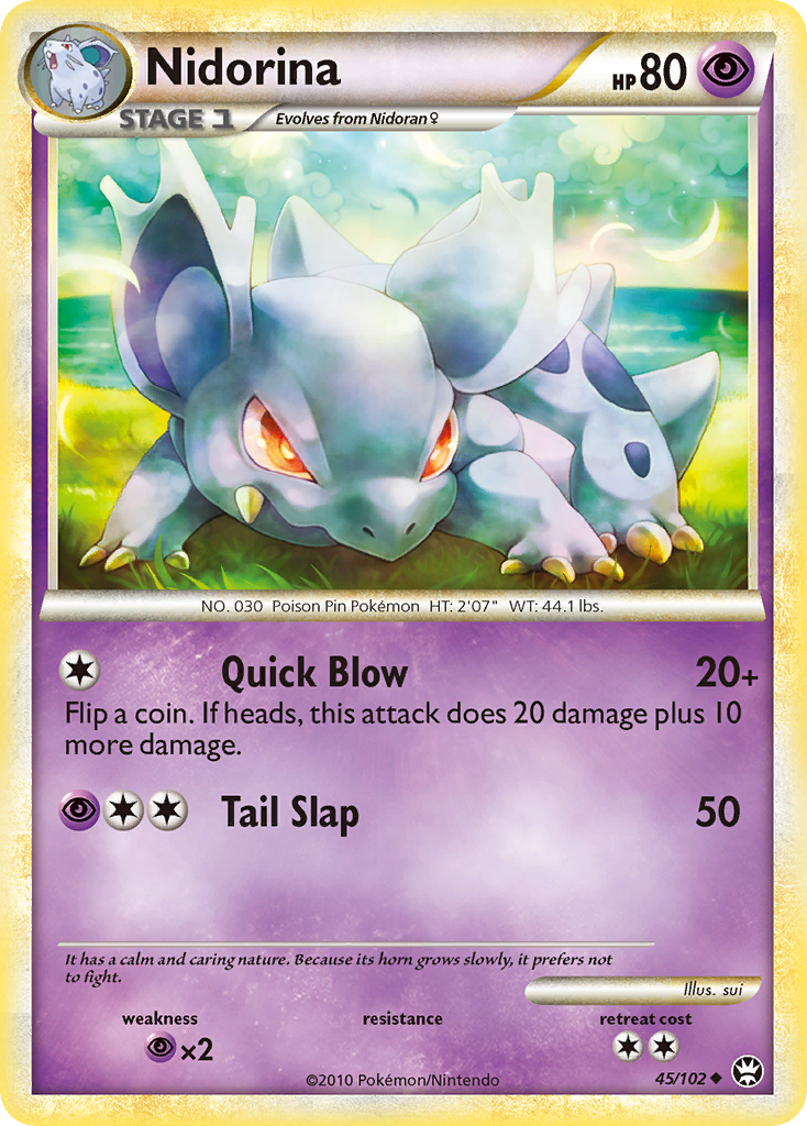 Nidorina (45/102) [HeartGold & SoulSilver: Triumphant] | Odin's Place