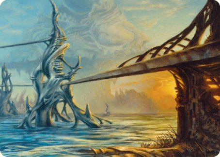 Razortide Bridge Art Card [Modern Horizons 2 Art Series] | Odin's Place