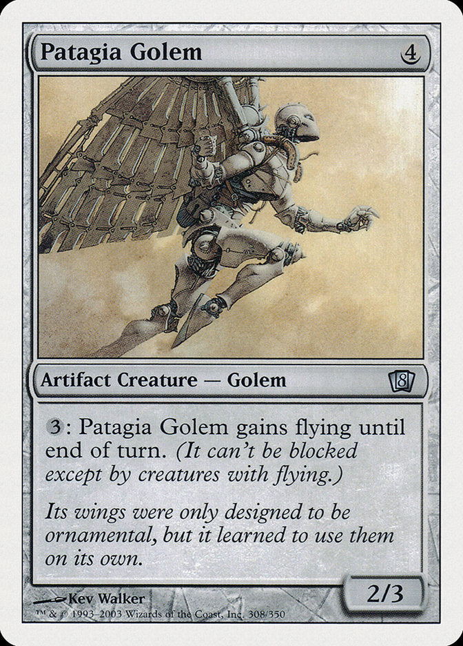 Patagia Golem (308) [Eighth Edition] | Odin's Place