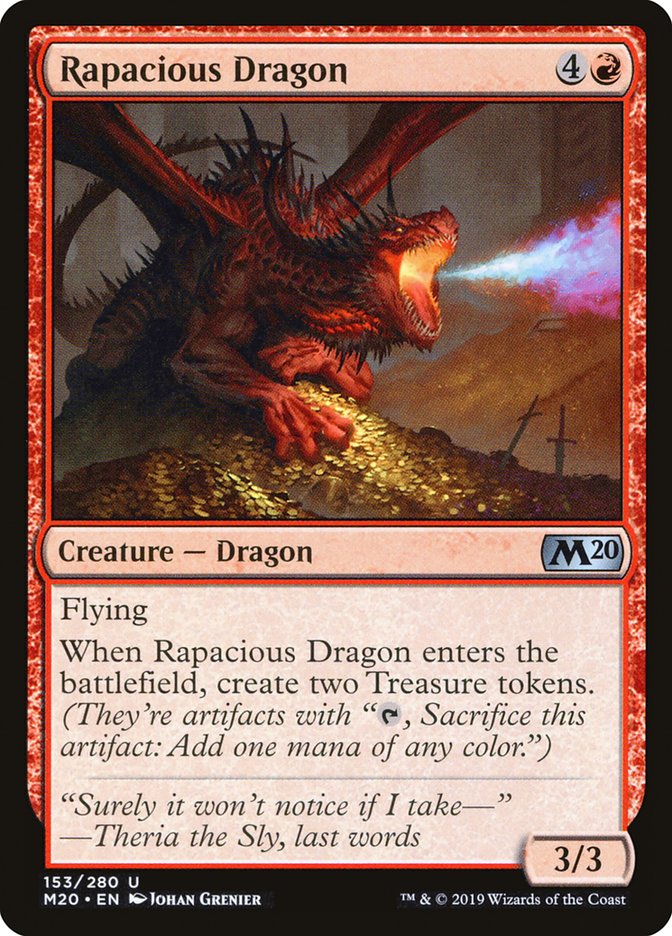 Rapacious Dragon [Core Set 2020] | Odin's Place
