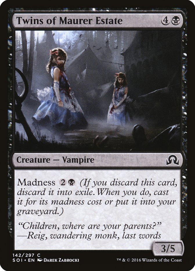 Twins of Maurer Estate (142) [Shadows over Innistrad] | Odin's Place