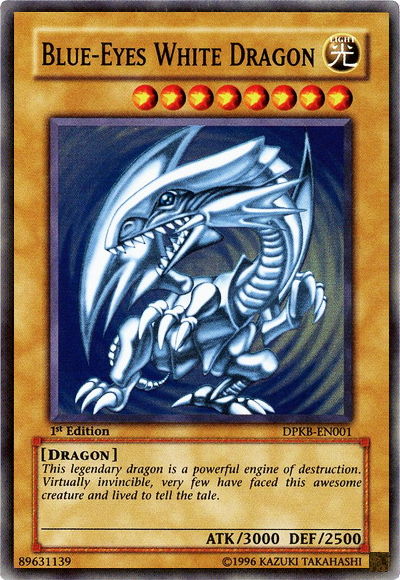 Blue-Eyes White Dragon [DPKB-EN001] Super Rare | Odin's Place