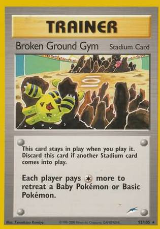 Broken Ground Gym (92/105) [Neo Destiny Unlimited] | Odin's Place