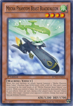 Mecha Phantom Beast Blackfalcon [BPW2-EN061] Common | Odin's Place