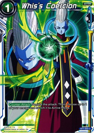 Whis's Coercion (Alternate Art) (BT1-055) [Special Anniversary Set] | Odin's Place