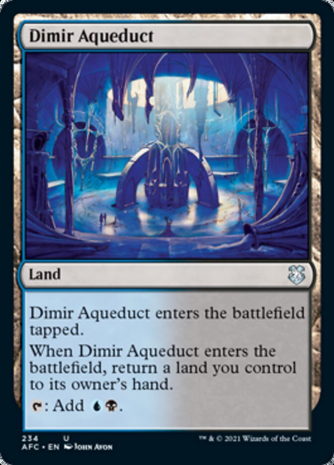 Dimir Aqueduct [Dungeons & Dragons: Adventures in the Forgotten Realms Commander] | Odin's Place