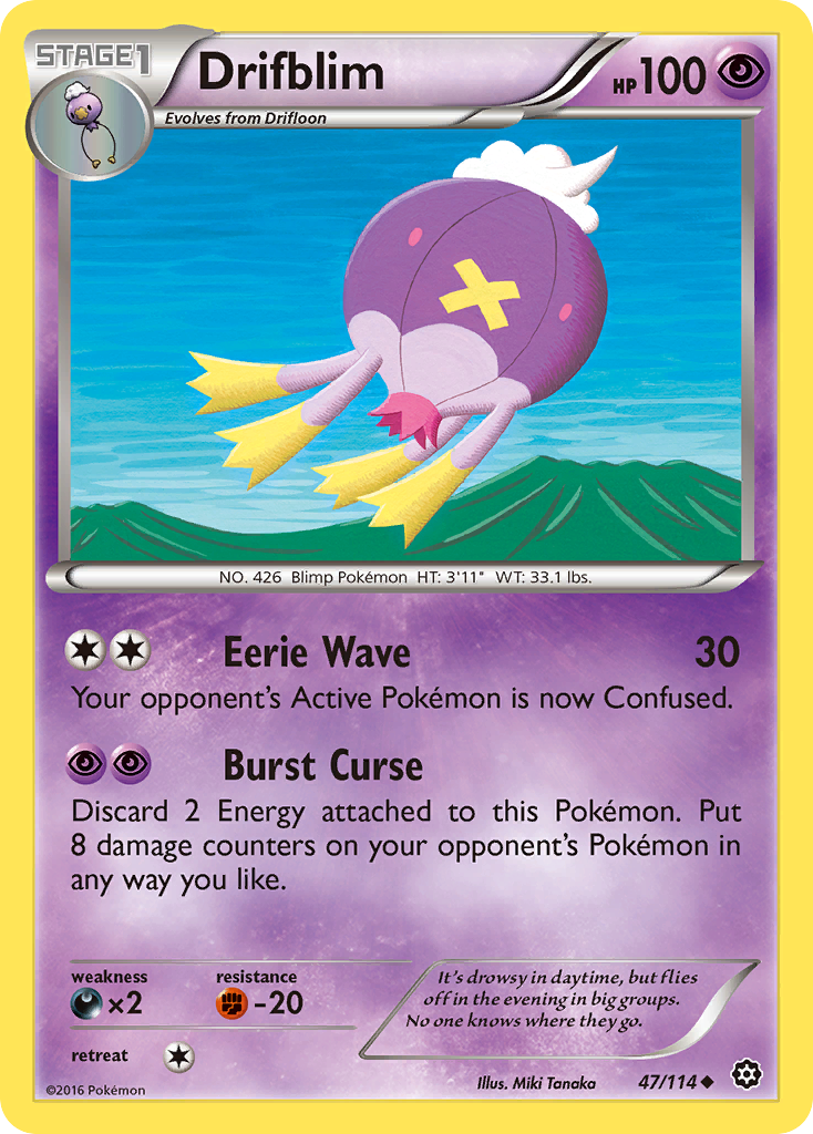 Drifblim (47/114) [XY: Steam Siege] | Odin's Place