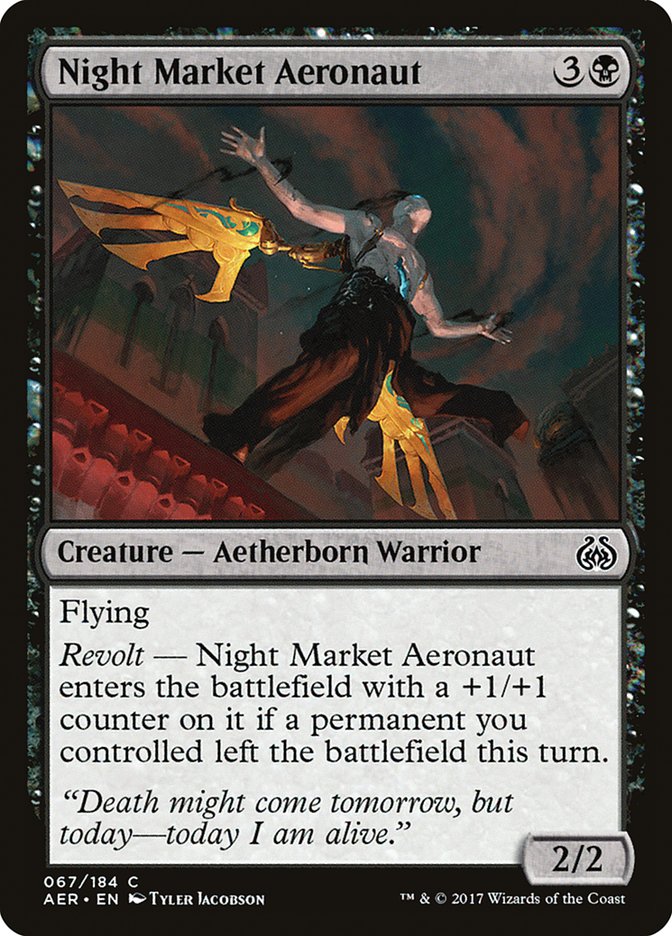 Night Market Aeronaut (67) [Aether Revolt] | Odin's Place