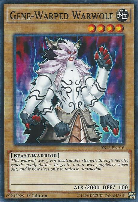 Gene-Warped Warwolf [YS16-EN016] Common | Odin's Place