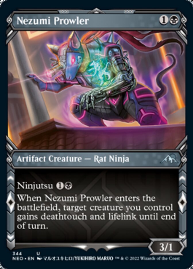 Nezumi Prowler (Showcase Ninja) [Kamigawa: Neon Dynasty] | Odin's Place