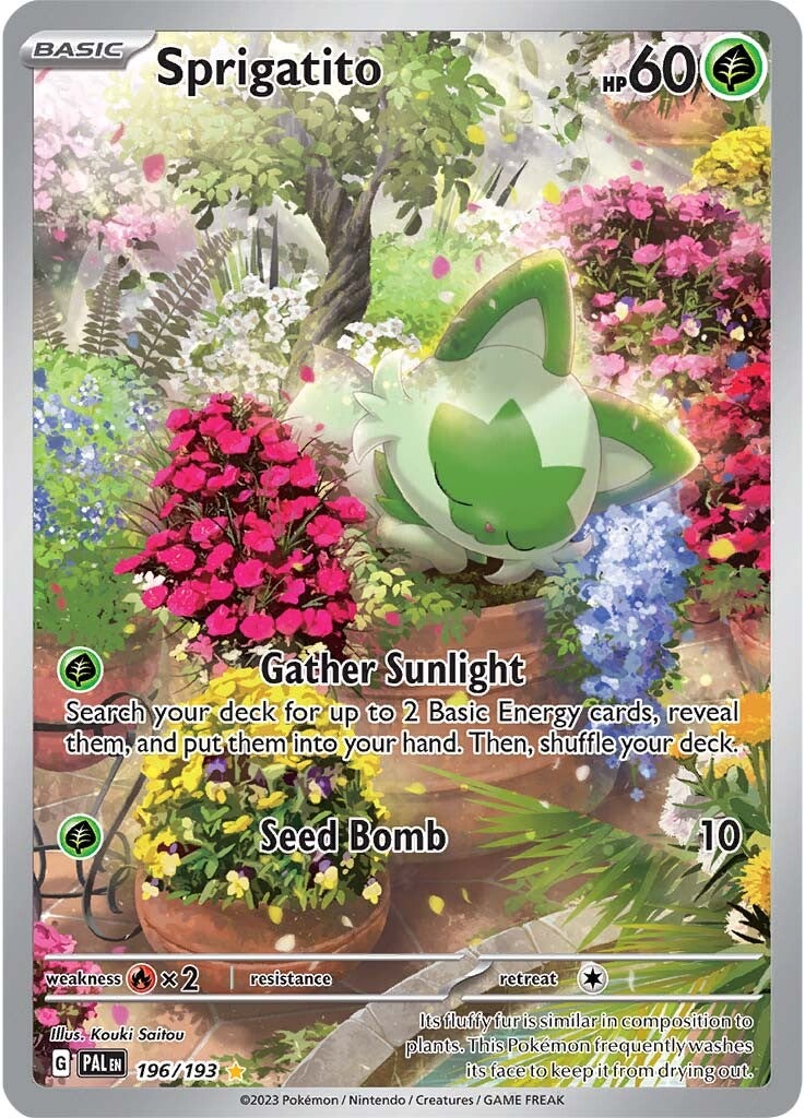 Sprigatito (196/193) [Scarlet & Violet: Paldea Evolved] | Odin's Place