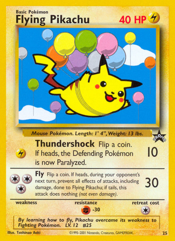 Flying Pikachu (25) [Wizards of the Coast: Black Star Promos] | Odin's Place