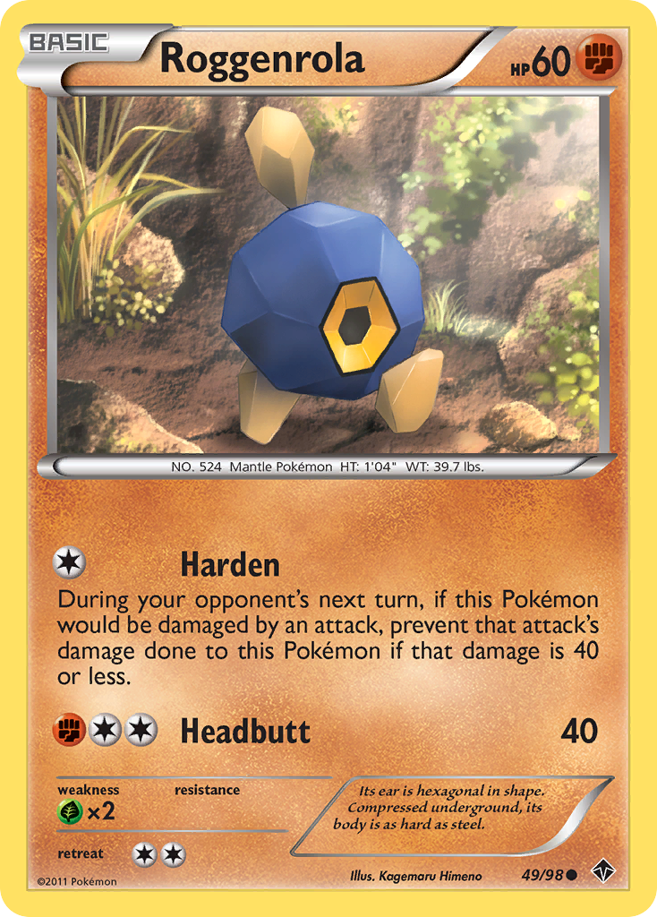 Roggenrola (49/98) [Black & White: Emerging Powers] | Odin's Place