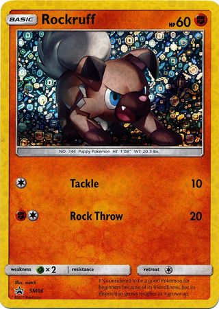 Rockruff (SM06) (General Mills Promo) [Sun & Moon: Black Star Promos] | Odin's Place