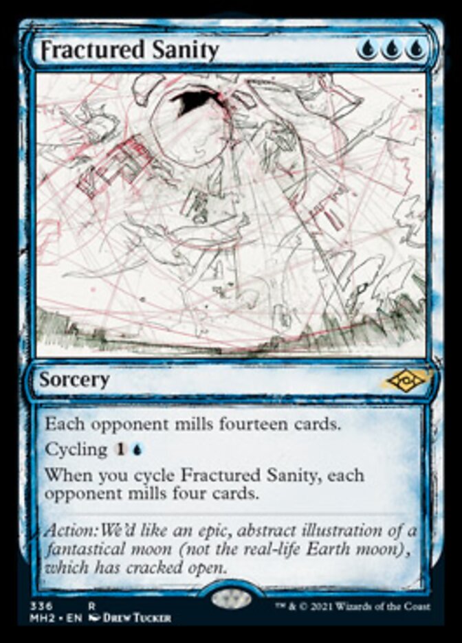 Fractured Sanity (Sketch) [Modern Horizons 2] | Odin's Place