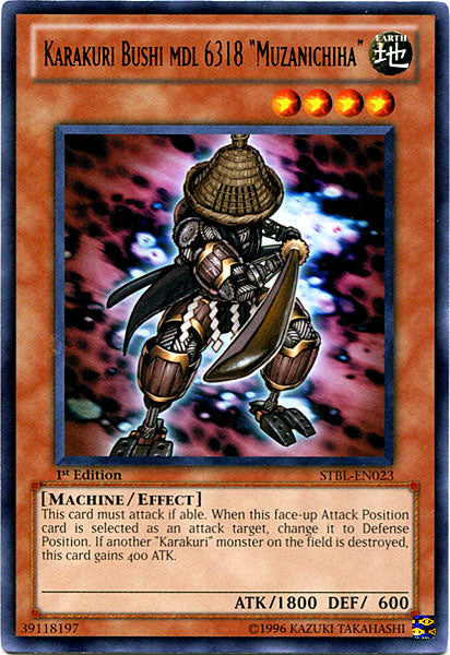 Karakuri Bushi mdl 6318 Muzanichiha [STBL-EN023] Rare | Odin's Place
