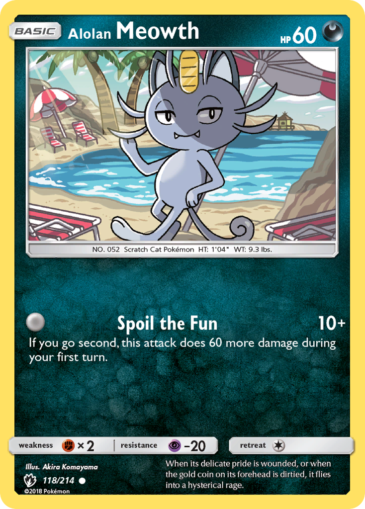 Alolan Meowth (118/214) [Sun & Moon: Lost Thunder] | Odin's Place