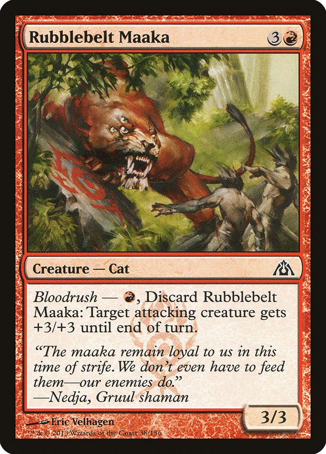 Rubblebelt Maaka (38) [Dragon's Maze] | Odin's Place