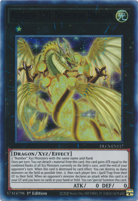 Number 100: Numeron Dragon (Purple) [DLCS-EN117] Ultra Rare | Odin's Place