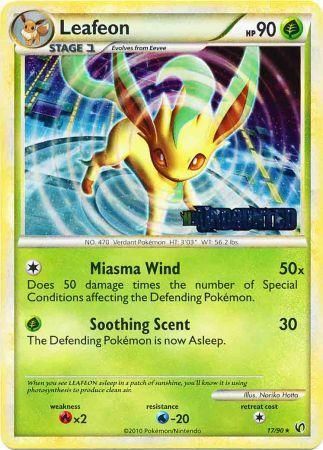 Leafeon (17/90) (Prerelease Promo) [Nintendo: Black Star Promos] | Odin's Place