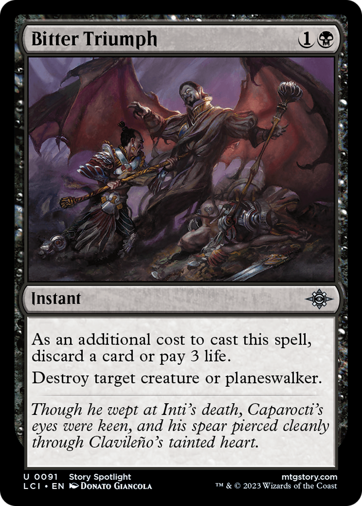 Bitter Triumph [The Lost Caverns of Ixalan] | Odin's Place