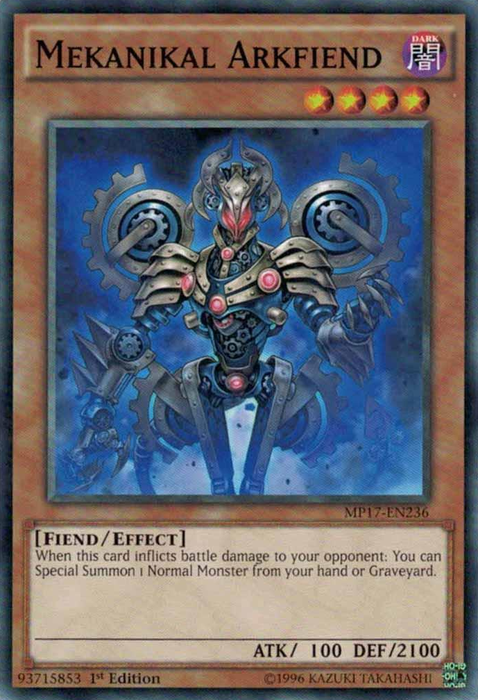 Mekanikal Arkfiend [MP17-EN236] Common | Odin's Place