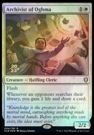 Archivist of Oghma [Commander Legends: Battle for Baldur's Gate Prerelease Promos] | Odin's Place