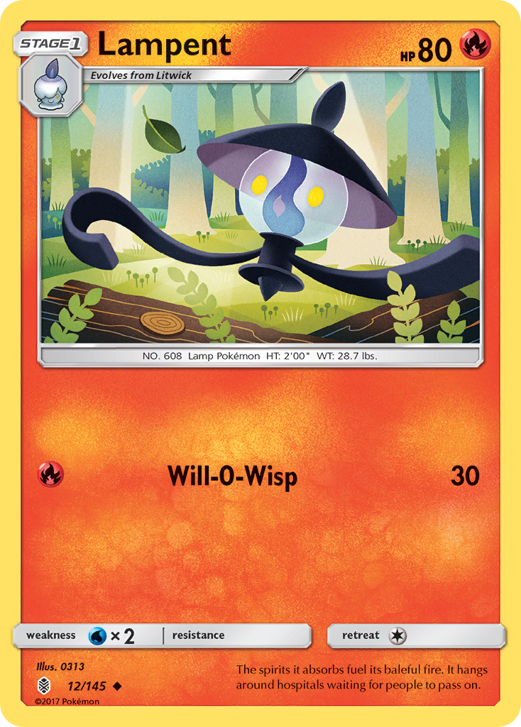 Lampent (12/145) [Sun & Moon: Guardians Rising] | Odin's Place