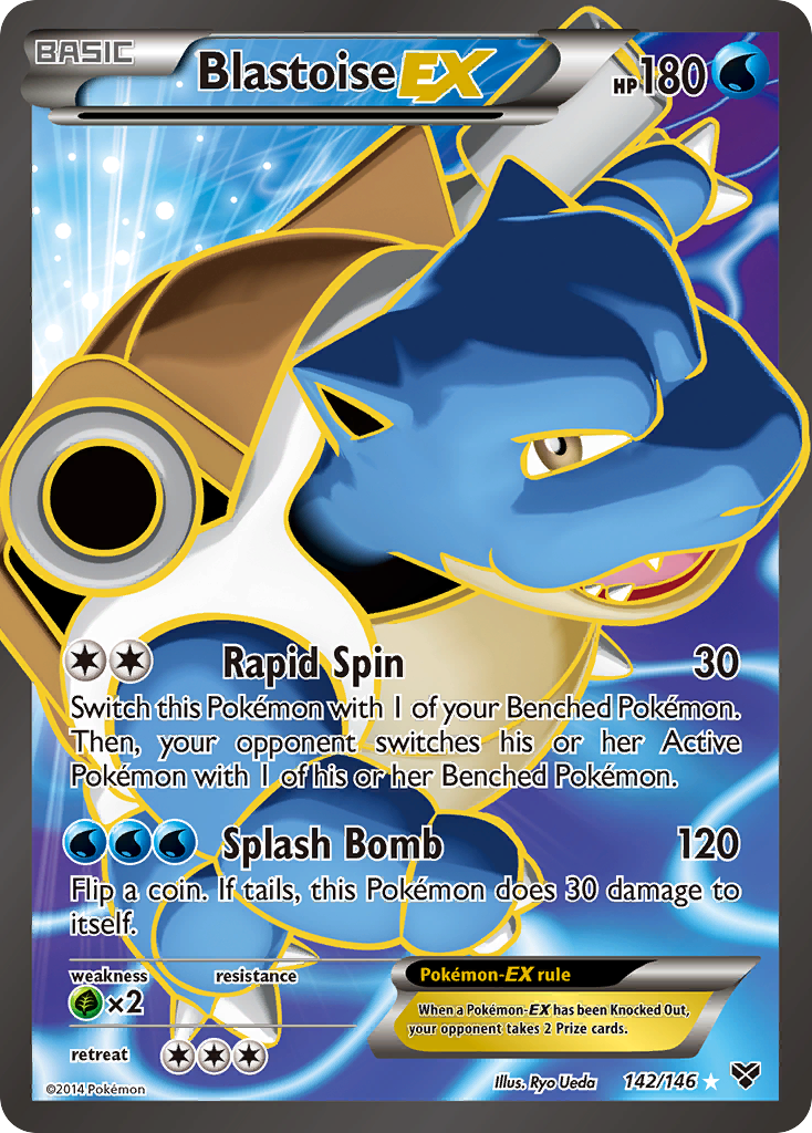 Blastoise EX (142/146) [XY: Base Set] | Odin's Place