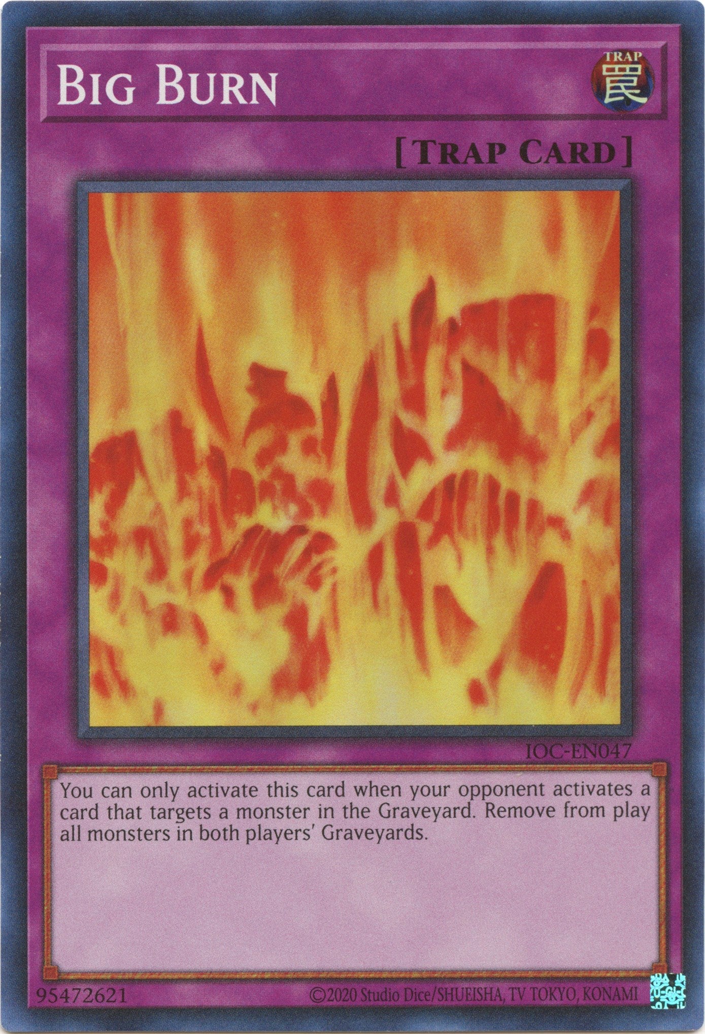Big Burn (25th Anniversary) [IOC-EN047] Super Rare | Odin's Place