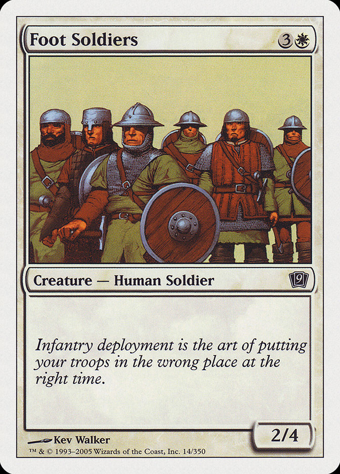 Foot Soldiers (14) [Ninth Edition] | Odin's Place
