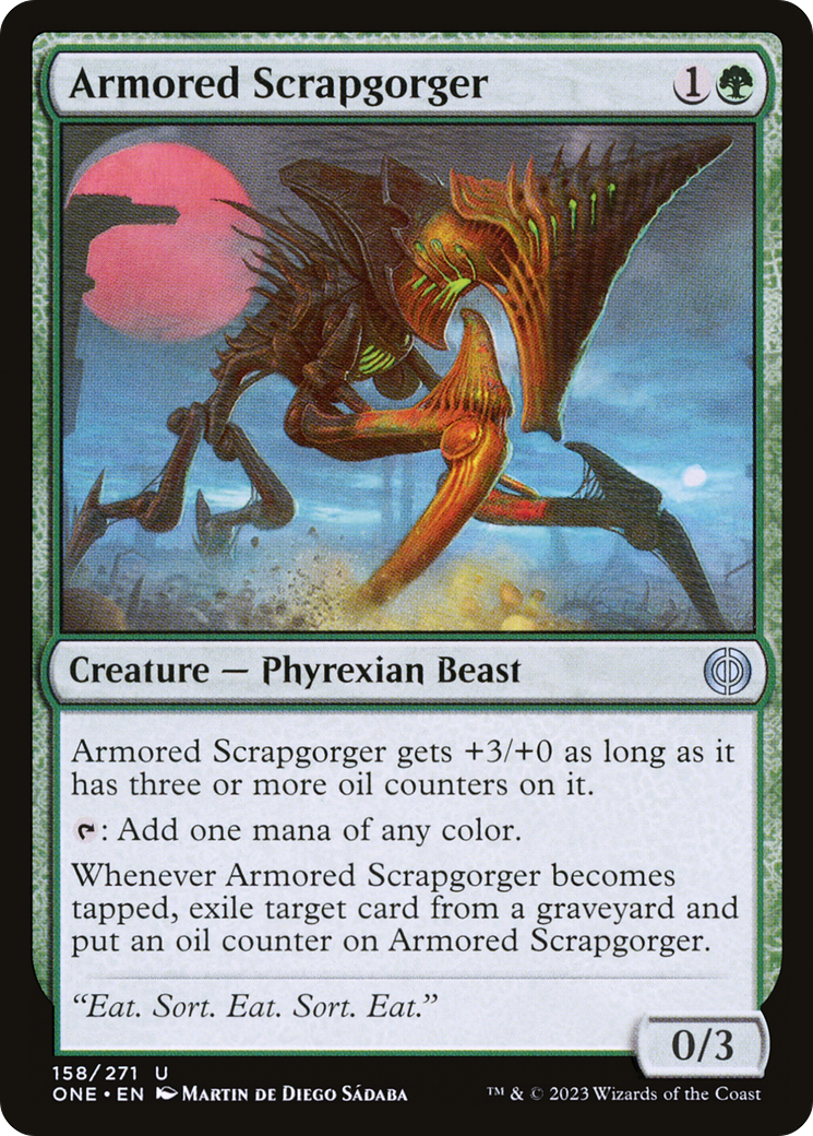 Armored Scrapgorger [Phyrexia: All Will Be One] | Odin's Place